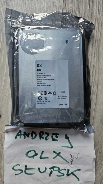 Dysk twardy Seagate BarraCuda Pro ST12000DM0007 12TB SATA III 3,5"