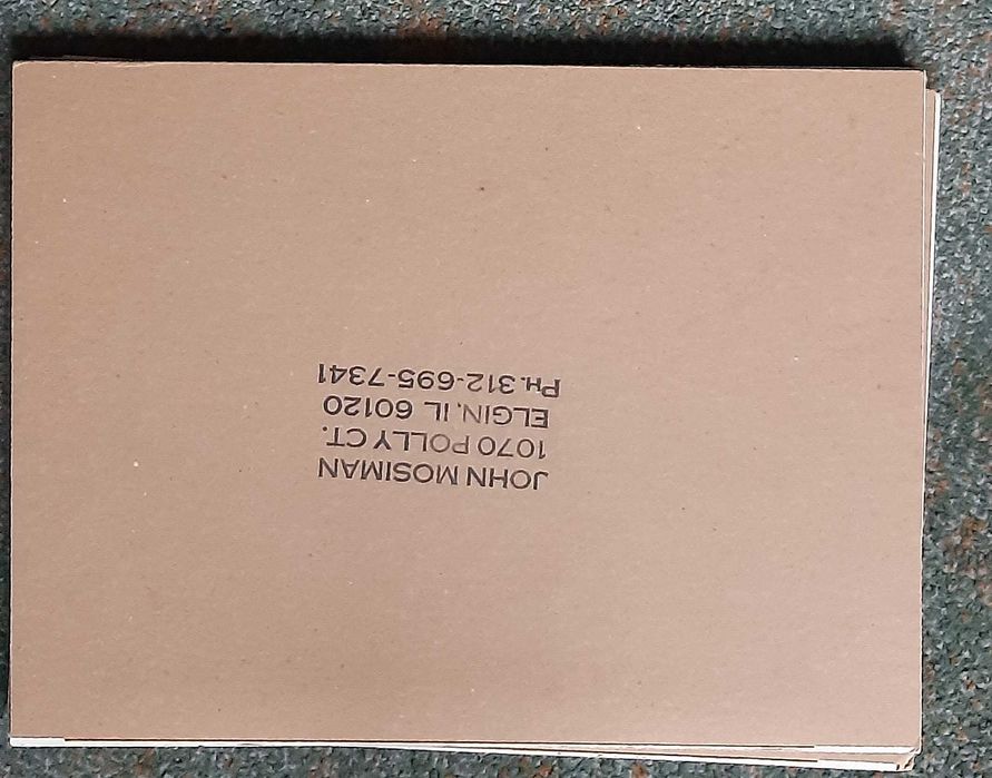 Serigrafia  oryginalna  John Mosiman oprawiona