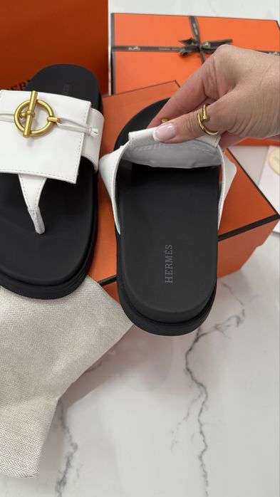 Шлепки Hermes 41 (25.5 cm)