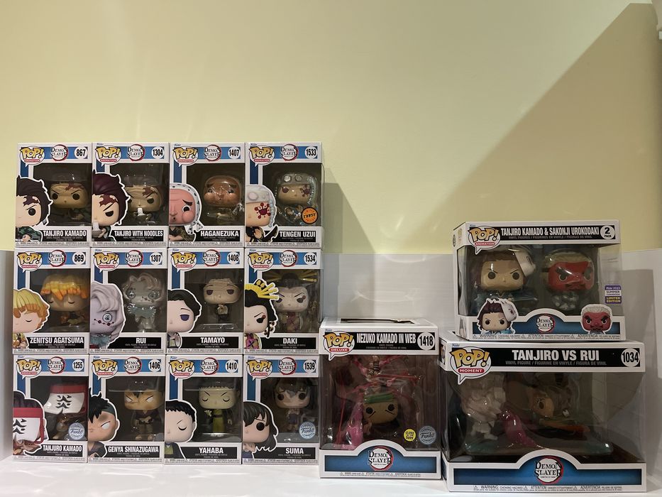Coleção Funko Pop Demon Slayer (Kimetsu no Yaiba) – Lote ou Individual