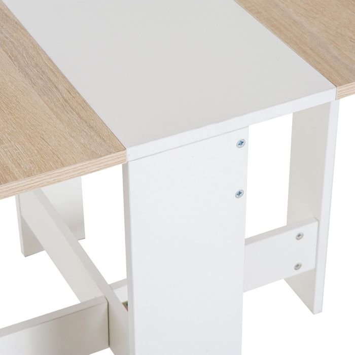 Mesa desdobrável com duas asas cozinha sala 103 x 76 x 73,5 cm - NOVA