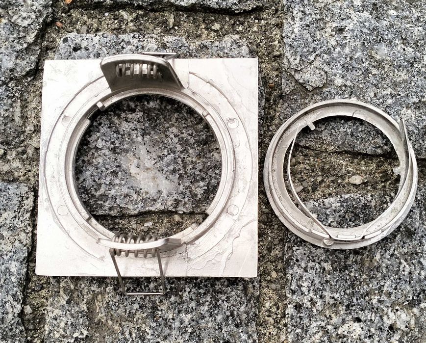 Spot / Aro / Foco de Embutir Fixo em Níquel