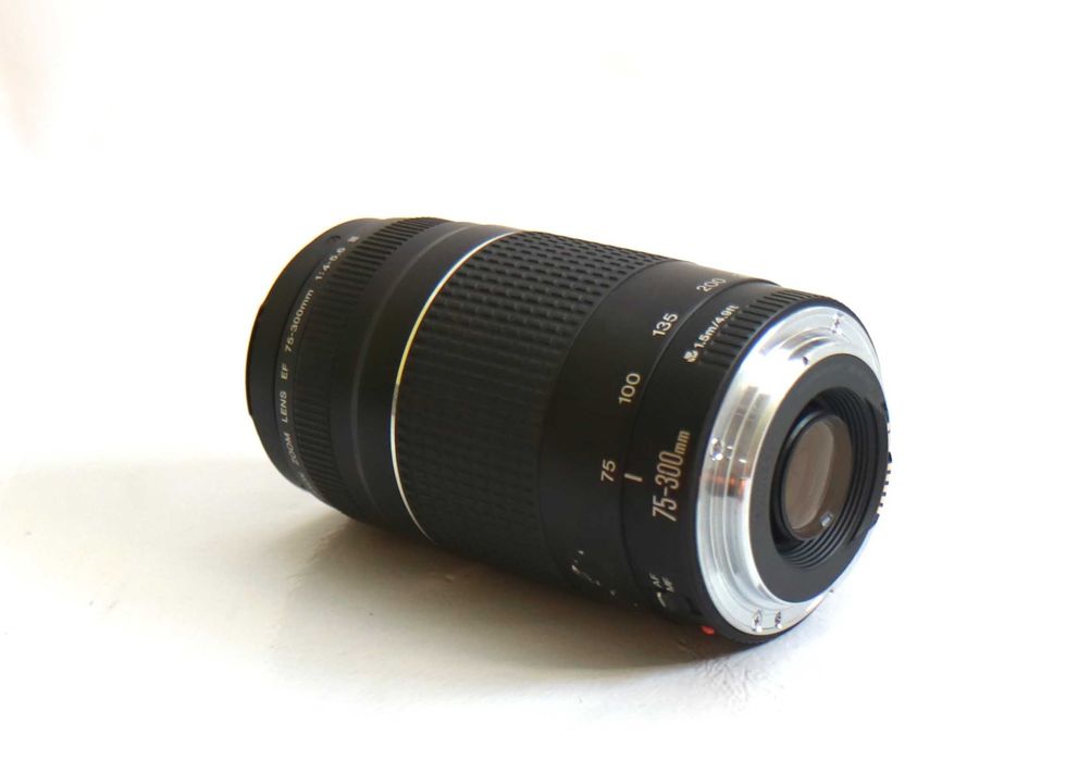Lente Canon EF 75-300mm III Err01