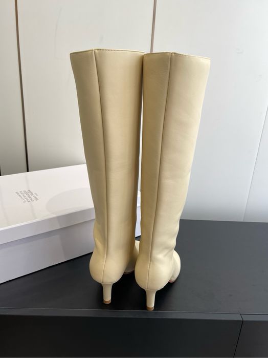 Кожаные сапоги Maison Margiela 35-40. Черные, коричневые, беж.