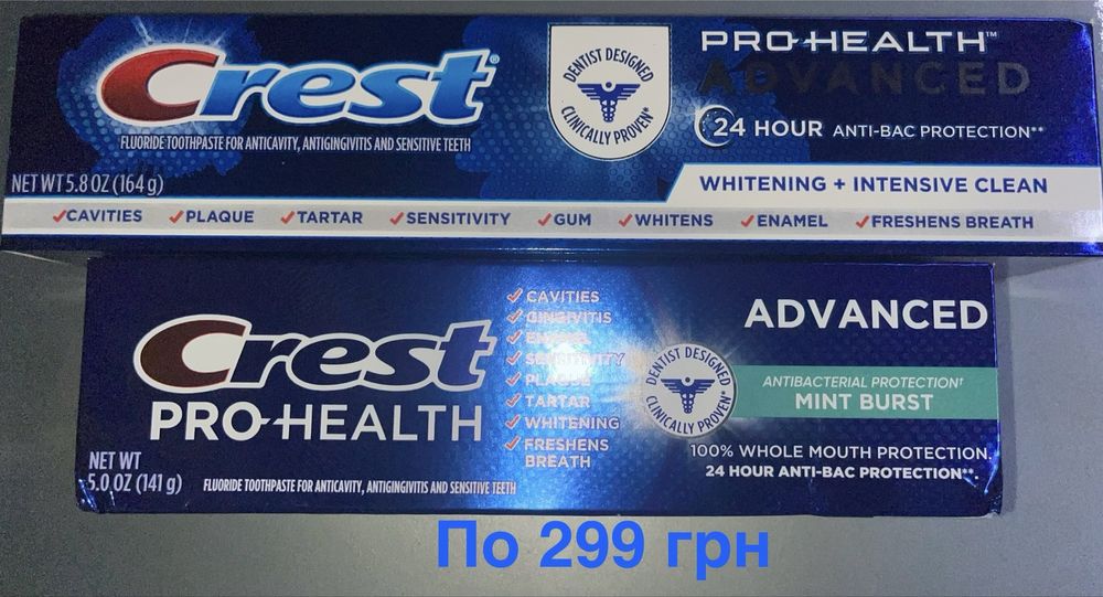 Зубная паста Crest оригинал