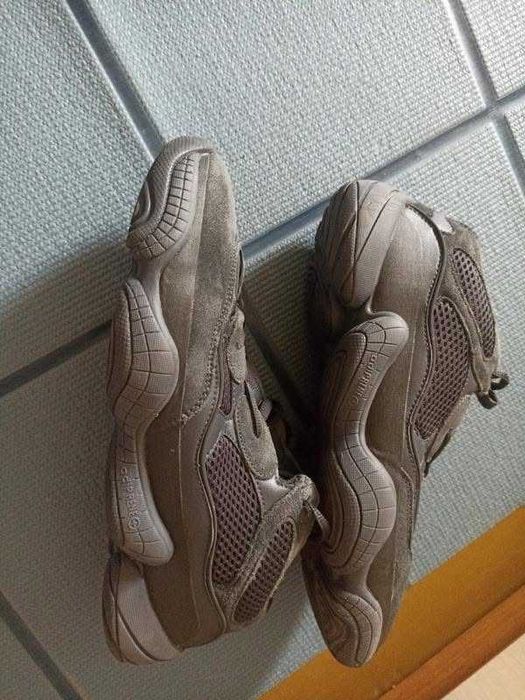 Кросівки adidas yeezy 500 utility, р.45 1/3, теплі, м'які, хутро, кроссовки