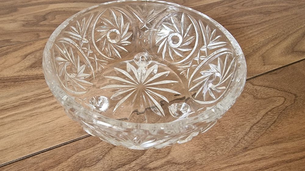 Kryształy PRL komplet 6 sztuk