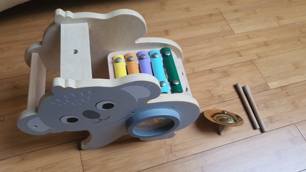 Zabawka drewniana Muzyczny Miś Koala Smiki Smyk z kartonem