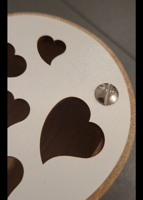 Pudełko białe serce ślub