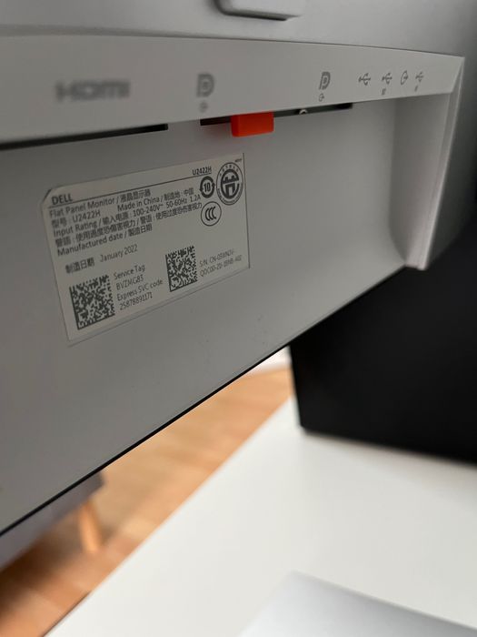 Monitor Dell U2422H 24’ 60Hz Como Novo