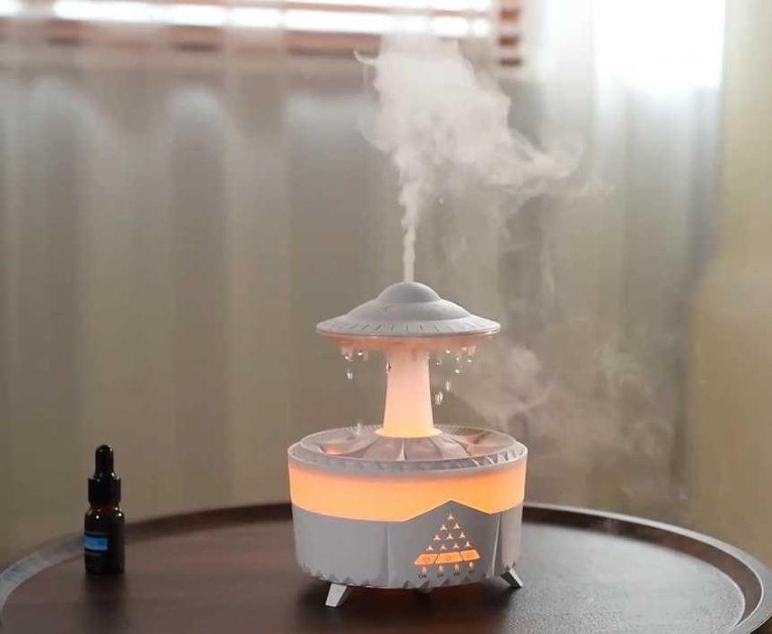 Зволожувач повітря гриб з ефектом дощу