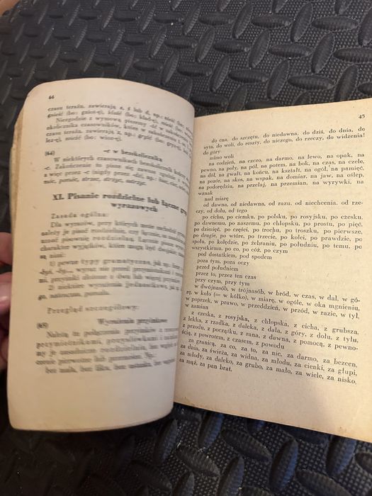 Stara książka Zasady pisowni Polskiej 1949 r.