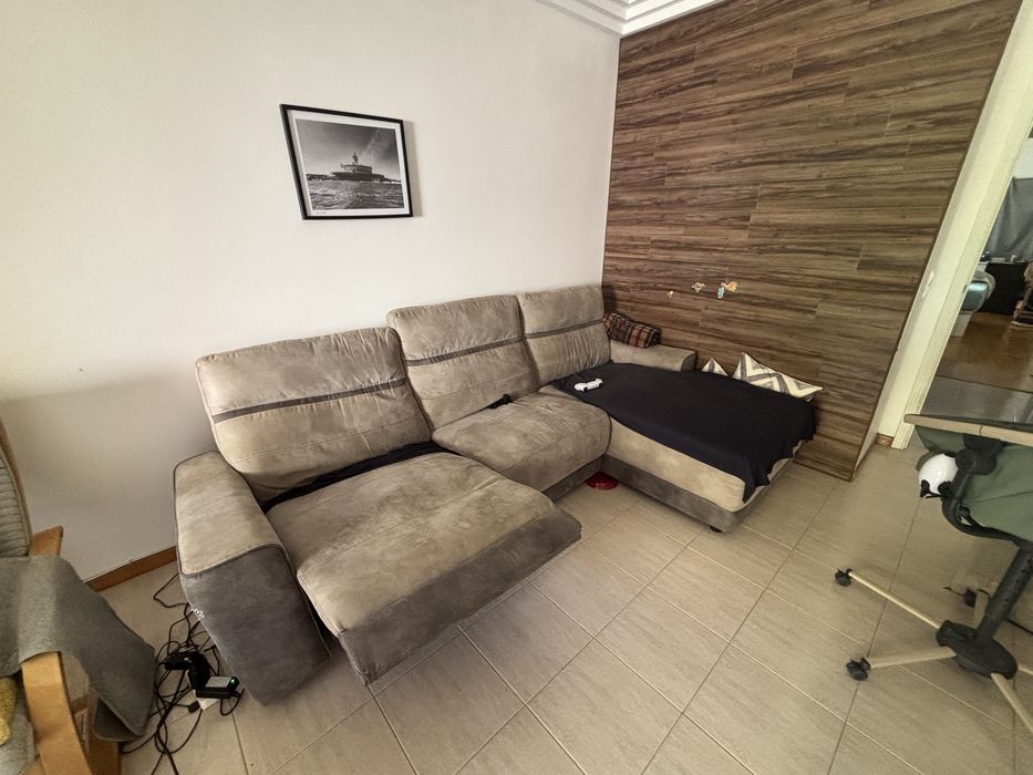 Sofa 3 lugares, eletrico