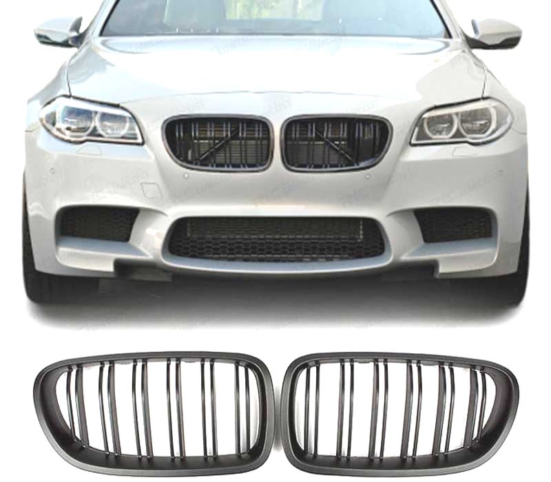 GRELHA BMW F10 10-17 LOOK M5 DUPLAS PRETO MATE