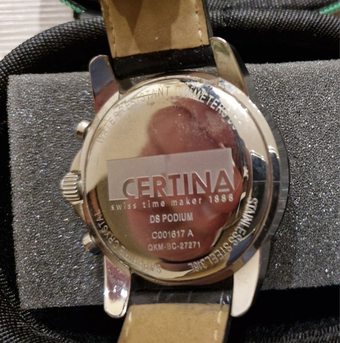 Certina DS Podium Big Size Chrono + etui - malo uzywany