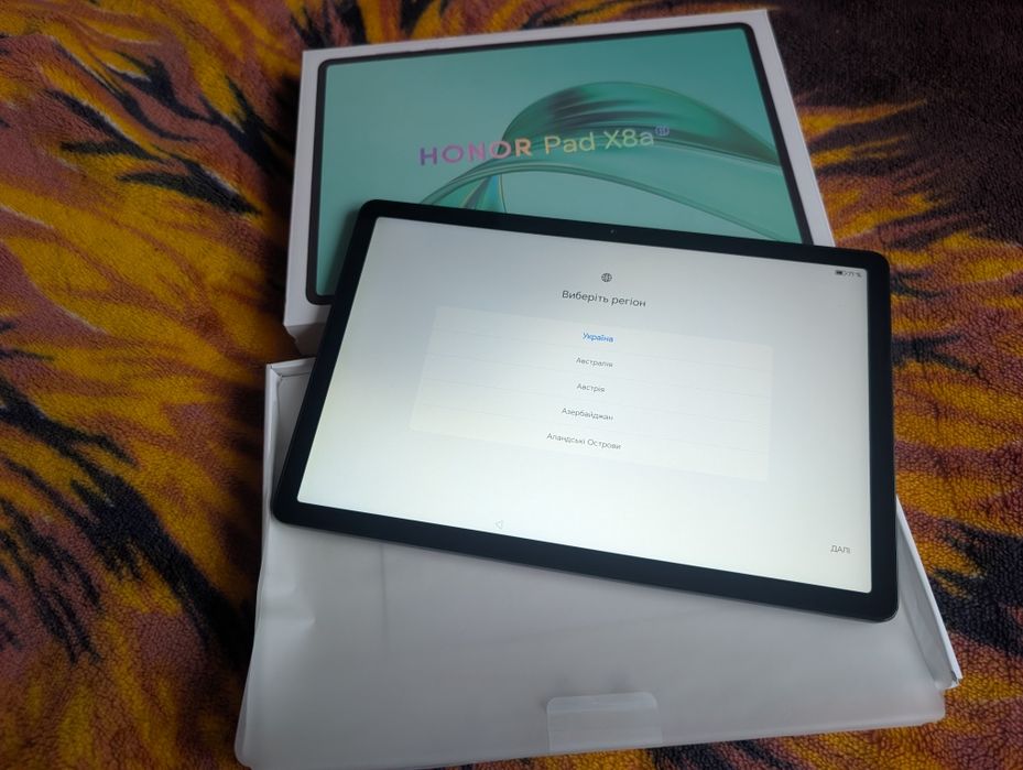 Продам Новий Планшет Honor pad x8a Gray. 4/128GB.