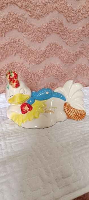 Ceramiczna skarbonka koguta