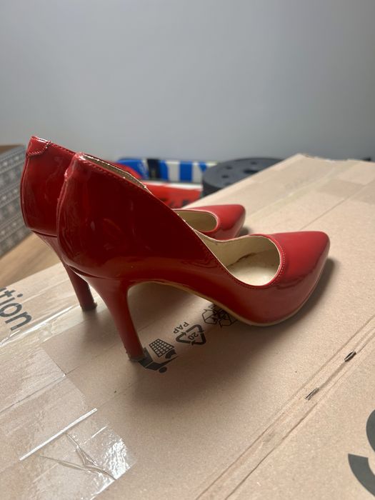Buty szpilki czerwone