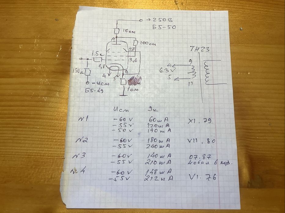 Лампы элнктронные 6п45с 4 шт.