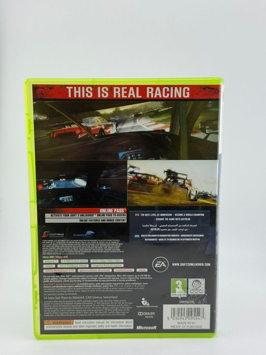 Nfs Shift 2 Unleashed 3xA Xbox nr 3480