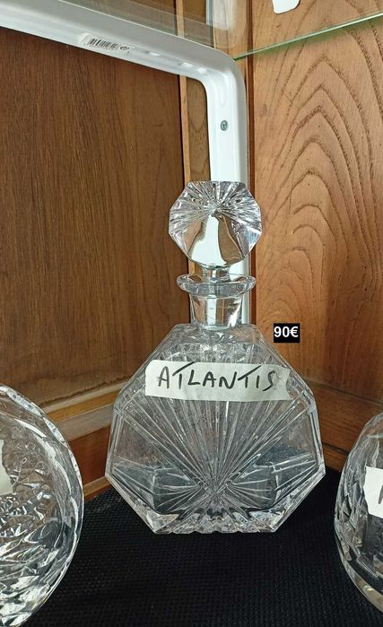 Lote Garrafas Cristal Atlantis 2