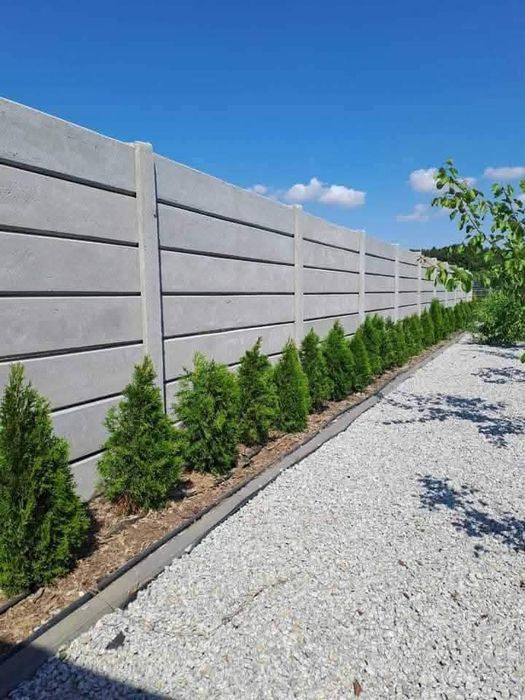 Ogrodzenia betonowe Płyty słupki