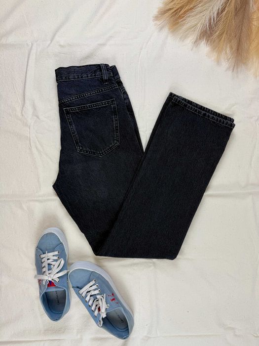 Jeansy damskie Mango S/36 100% bawełna wysoki stan denim streetwear