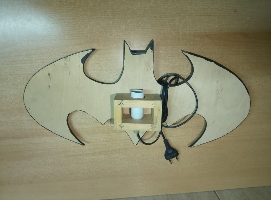 Ozdoba lampka Batman 50x25 cm