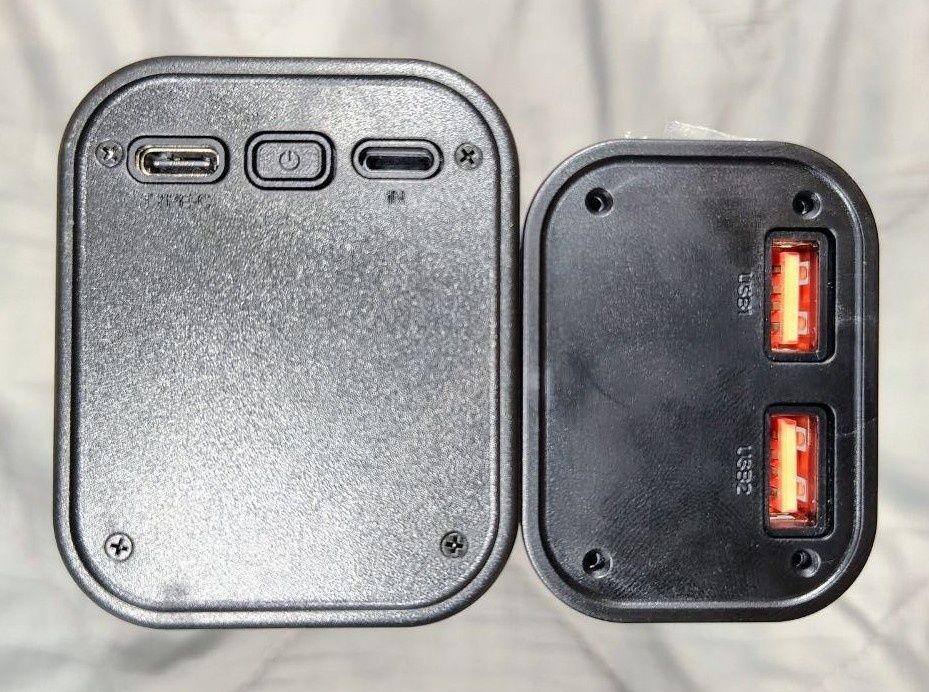 Корпус 21700 4-8 акумуляторів 22W PowerBank швидка зарядка ліхтар