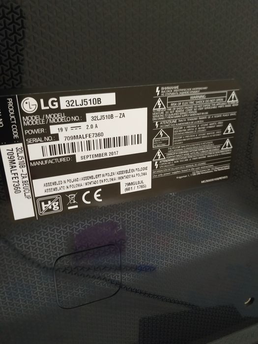 TV lG MOD-  32LJ510B, NOVO preço