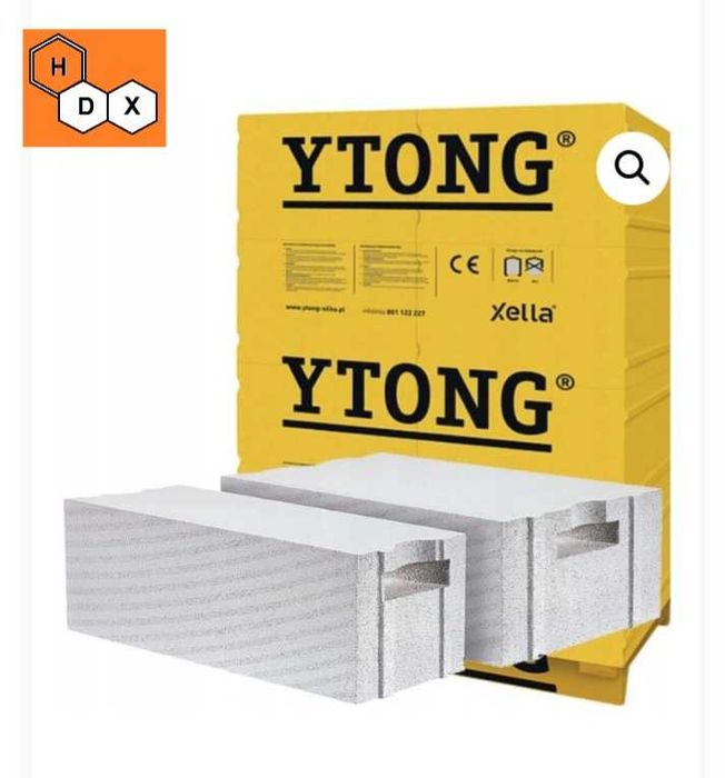 Beton komórkowy, gazobeton, suporex, belit, pustak, Solbet, YTONG, h+h