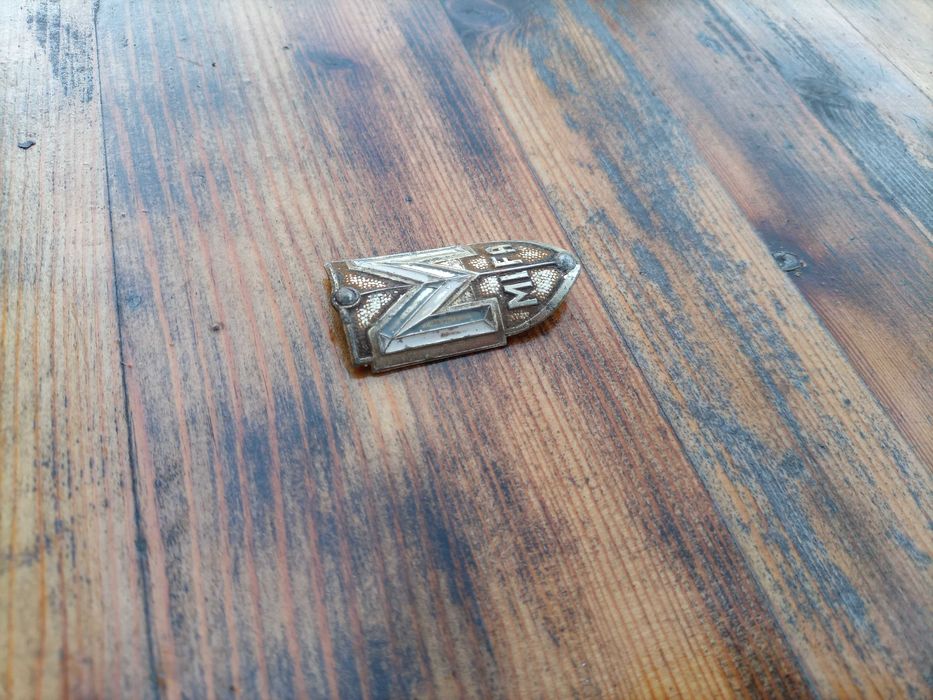 Zabytkowy Emblemat Rowerowy MIFA