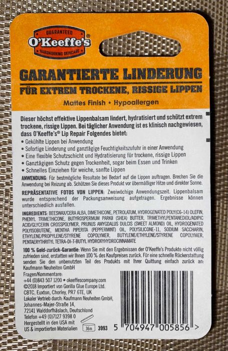 O'KEEFFE'S, REPAIR & PROTECT, Balsam, pomadka do ust 4,2g