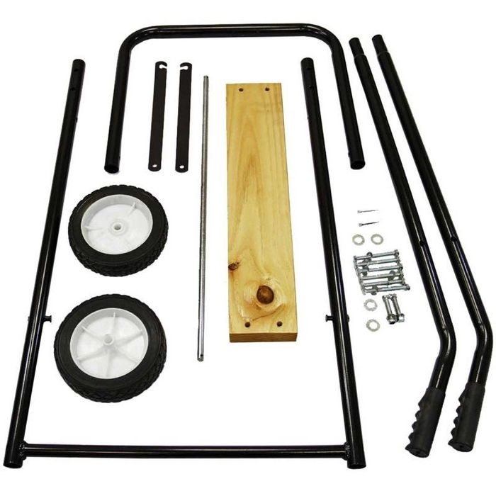 Stojak Wózek Do Silników Zaburtowych Czarny Transport Przechowywanie