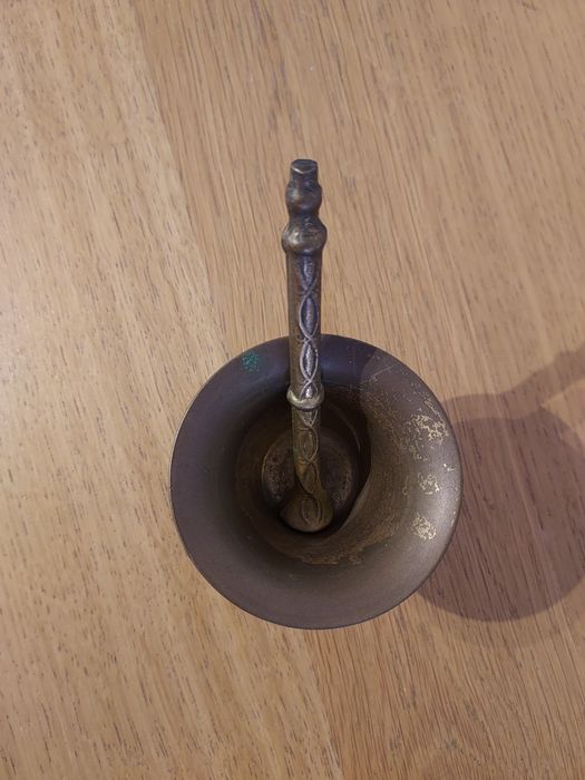 Mini Almofariz de Latão com Pilão Vintage