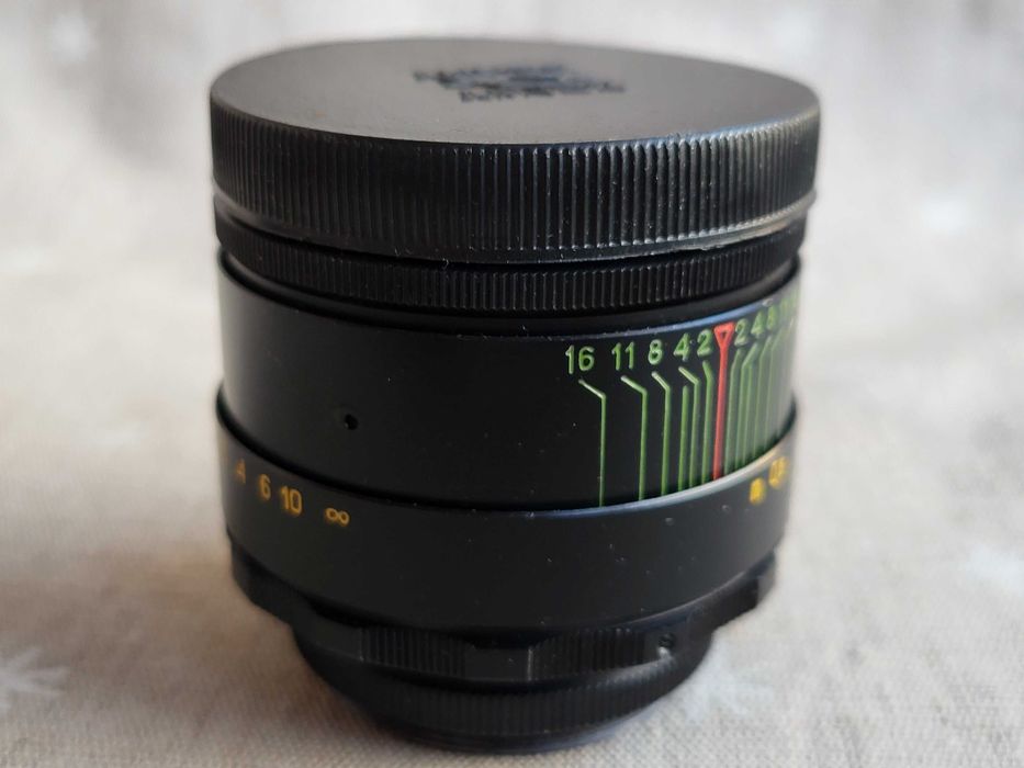 Объектив Гелиос 44-2, вместе с Зенит-Е