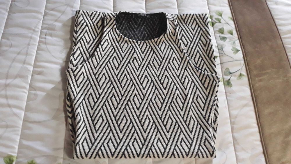 Vestido Mango c/ oferta de brincos