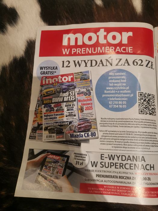 Motor gazeta 2025 z 1 stycznia