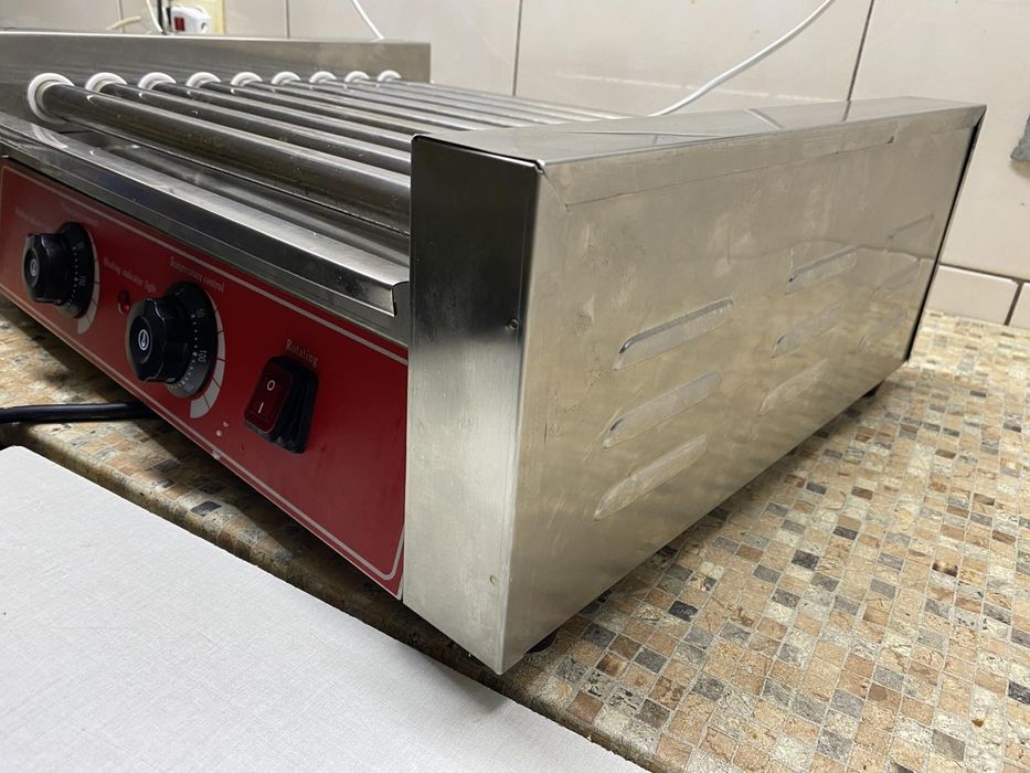 Гриль Роликовий Для Сосисок- Ковбасок Хот-Дог На 9 Роликів