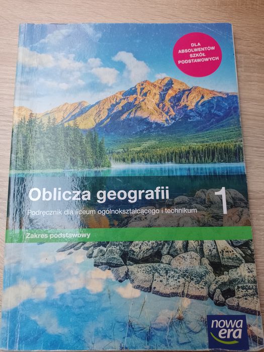 "Oblicza geografii 1" Podręcznik do liceum i technikum podstawowy