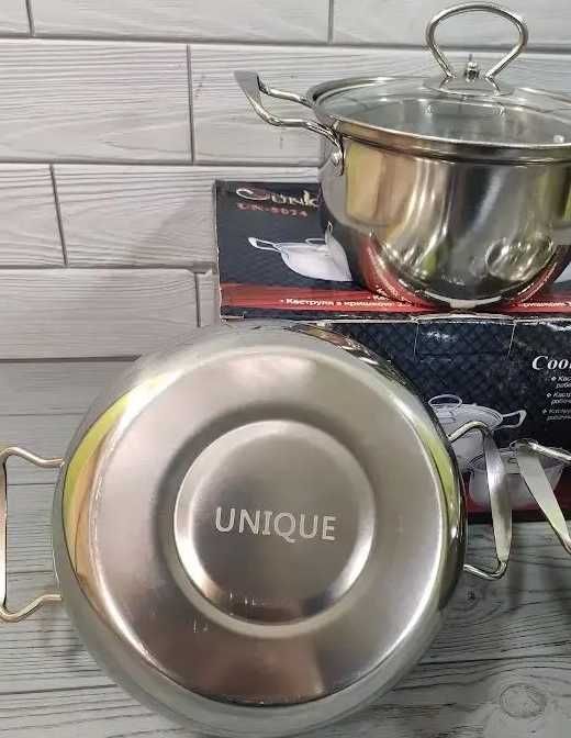 Кастрюли скрышками,нержавейка набор кастрюль.Каструлі ,кастрюлі, набір