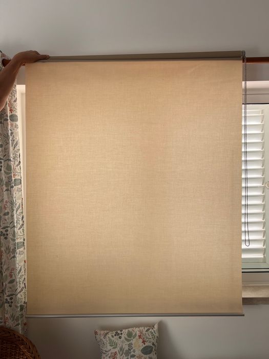 Estore de rolo bege