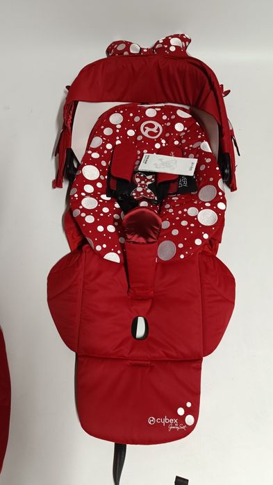 Cybex priam 4.0 Jeremy Scott Petticoat Red tapicerka + śpiwór