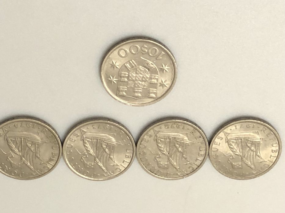 10$ -escudos 1971 ‘2’3’4