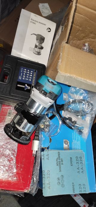 Duży zestaw frezarka frezy 710W do Drewna ręczna frezy CNC ploter