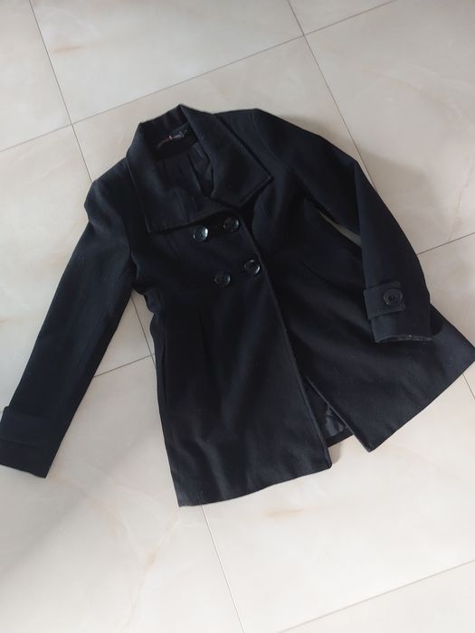 Zimowy płaszcz jesionka ciążowy 40 L