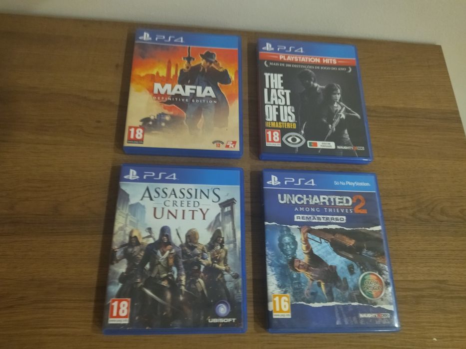 Jogos PS4 como novos