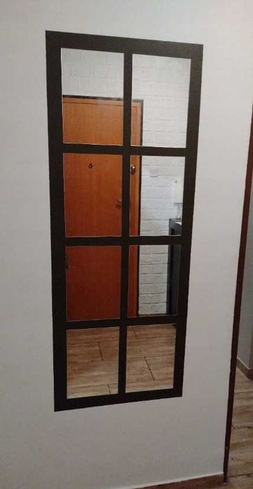 Zestaw 9 szt. luster ściennych naklejane lustro ścienne dekoracja