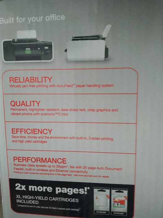 Lexmark Profesional X4975ve Wireless 3-in-1