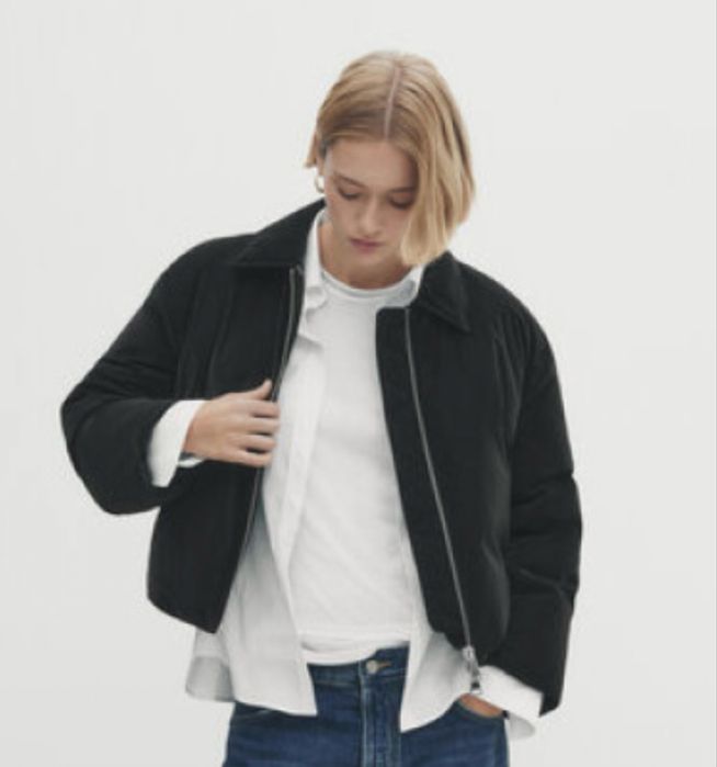 Терміново! куртка з коміром пуфер пуховик Massimo dutti